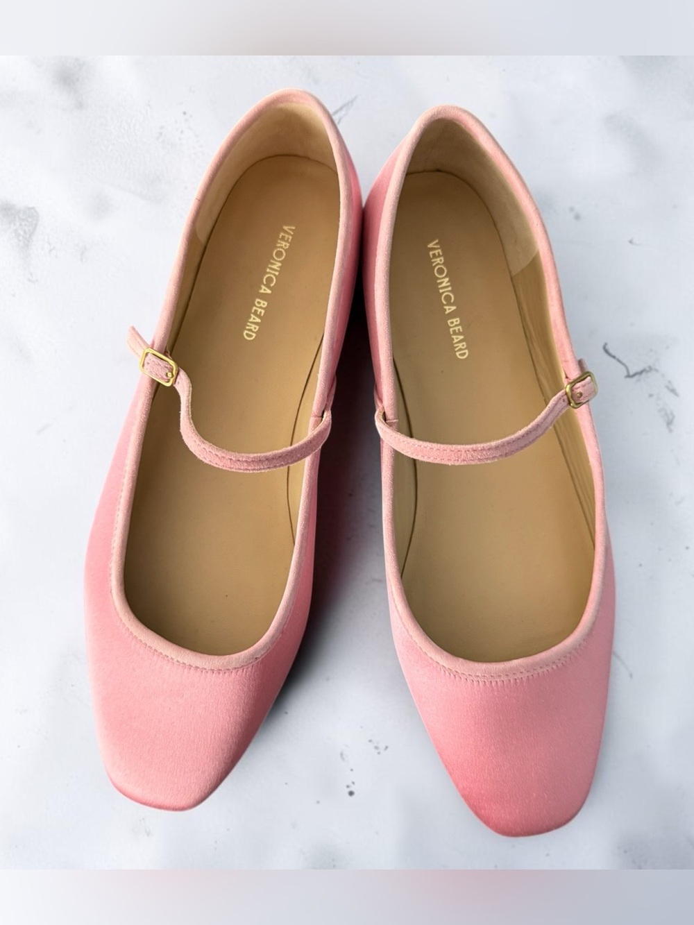 NWOT Veronica beard Ellie Satin Flat - Picture 8 of 14